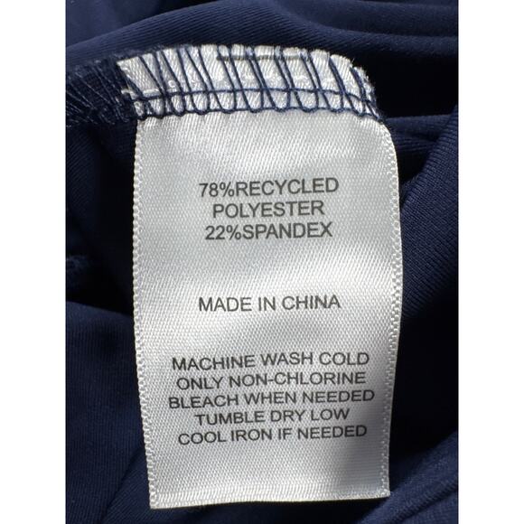 We Wander WeFlex Performance Jersey Classic Yoga Pants Navy Large - Picture 4 of 4